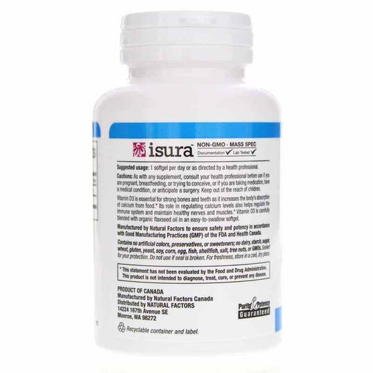 Vitamin D3 125 Mcg (5000 IU), NF